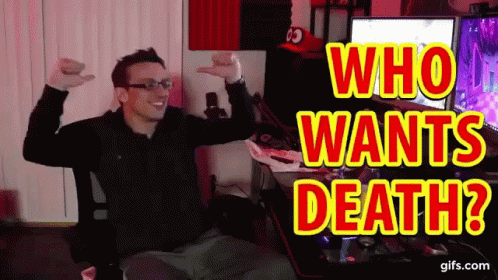 I Want To Die Chris Ray Gun GIF