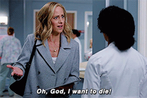 I Want To Die Kim Raver GIF