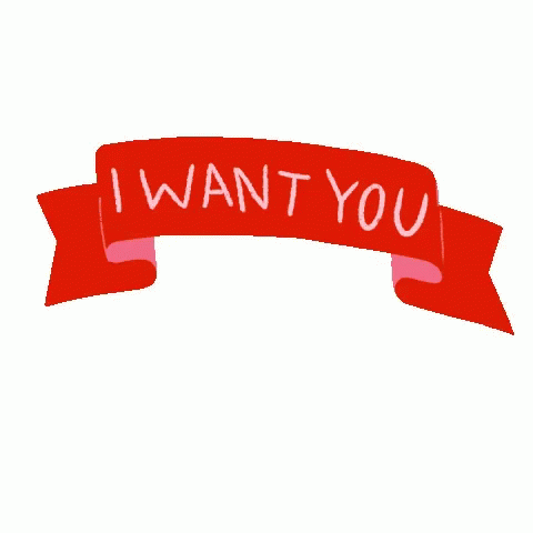 I Want You Banner GIF