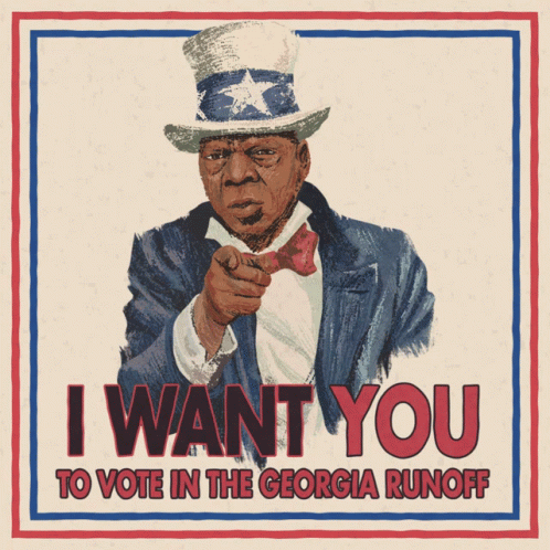 I Want You To Vote Georgia Runoff