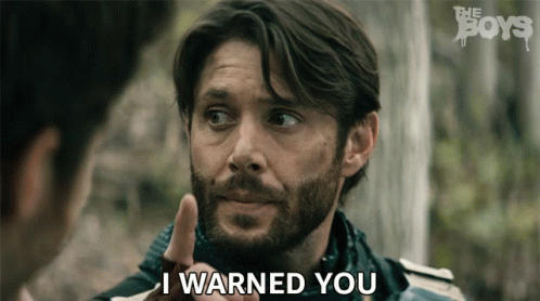 I Warned You Soldier Boy GIF