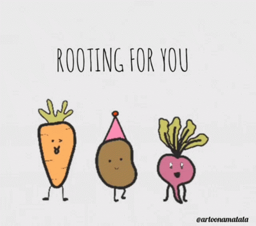 I Was Rooting For You Animated Cute Potato Verve GIF