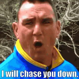 I Will Chase You Down Vinnie Jones GIF