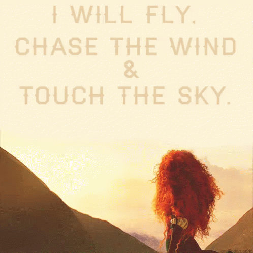 I Will Fly And Touch The Sky Merida GIF