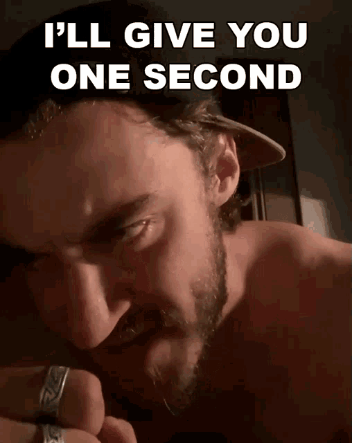 I Will Give You One Sec GIF