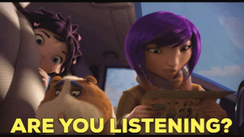 I Will Not Be Ignored Animal Crackers GIF