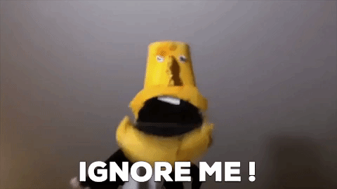 I Will Not Be Ignored Puppet Head GIF