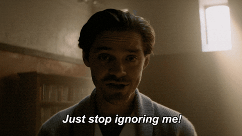 I Will Not Be Ignored Tom Payne GIF