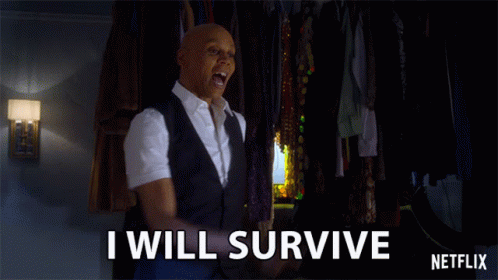 I Will Survive Rupaul As Robert Lee GIF