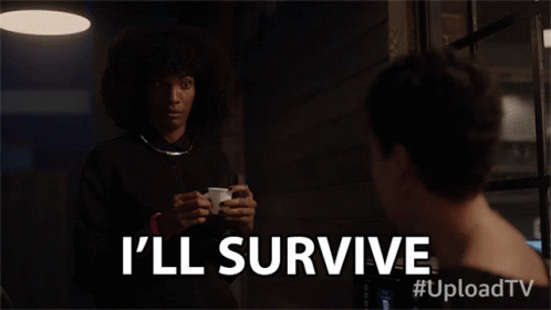 I Will Survive Woman Holding A Mug GIF