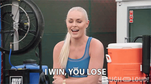 I Win Lindsay Von Athlete GIF