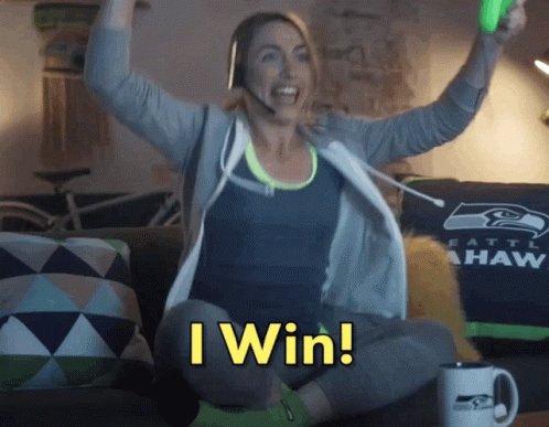 I Win Katie Michels Celebrating GIF