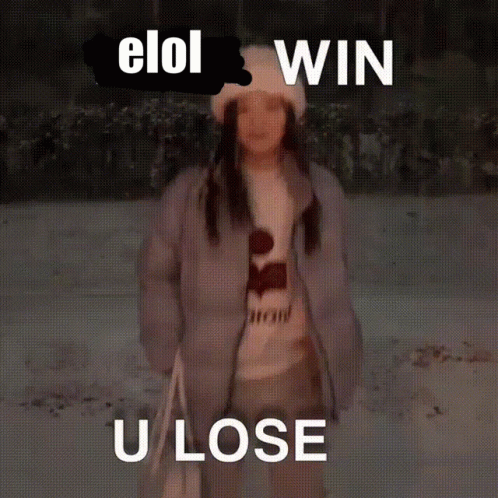 I Win U Lose Teener Celebrating GIF