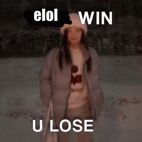 I Win U Lose Teener Celebrating  GIF