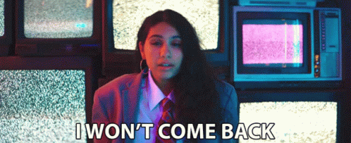 I Won't Come Back Alessia Cara Tv Glitch GIF