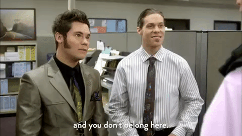 I Work With Retards You Don't Belong Here GIF