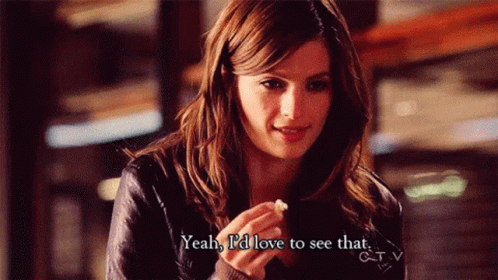 Stana Katic I Would Like To See It GIF