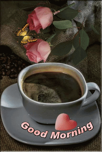 New Good Morning Hot Coffee GIF