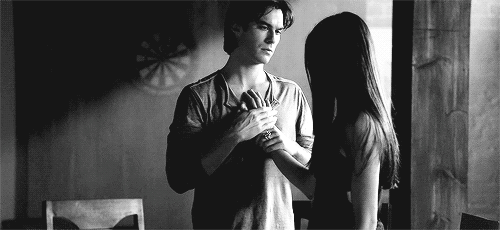 Ian Somerhalder Holding Nina's Hand GIF