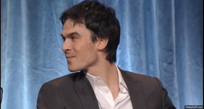 Ian Somerhalder Smiling GIF