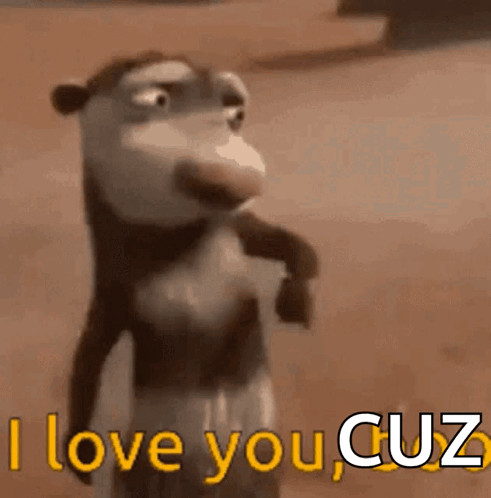 Ice Age I Love Ya Cuz GIF