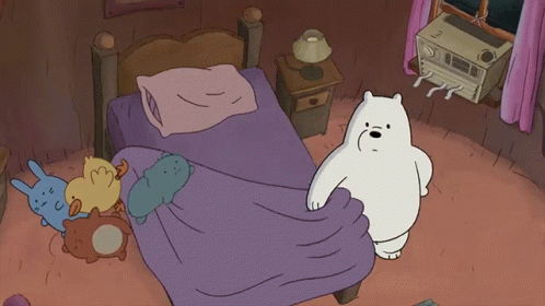 Ice Bear Cant Sleep GIF