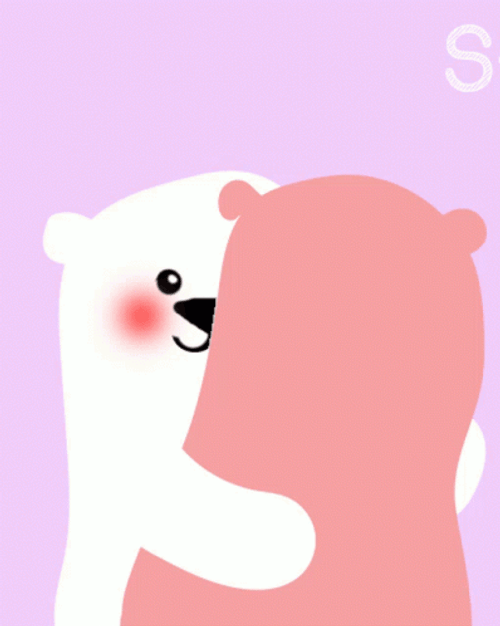 Ice Bear Sending Hugs For You GIF