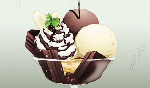 Ice Cream Chocolate Parfait GIF