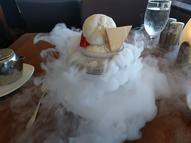 Ice Cream Parfait Smoke GIF