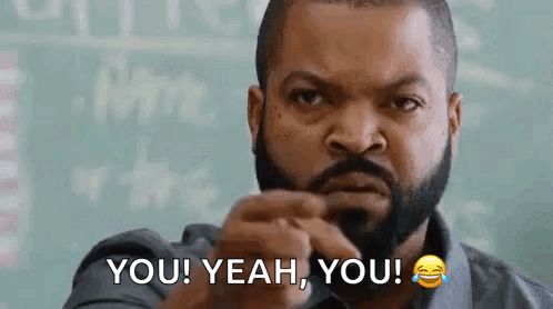 Ice Cube Funny Face Pointing You Yeah You