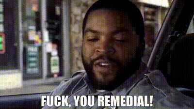Ice Cube In Car Eyes Closed Fuck You Remedial GIF