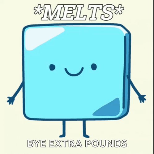 Ice Cube Saying Melts