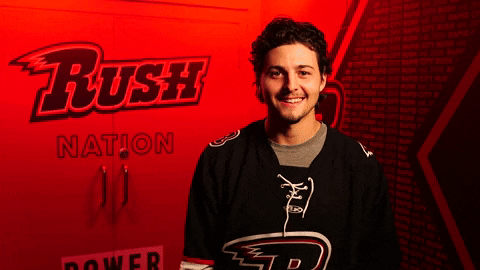 Ice Hockey Player Shrugs GIF