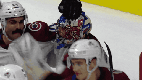 Ice Hockey Players Big Hugs GIF