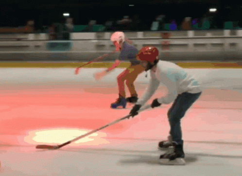 Ice Hockey Slipped GIF