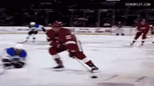 Ice Hockey Slipped Away In Court GIF