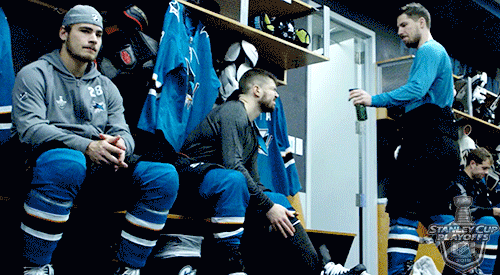 Ice Hockey Sport Spray Bottle GIF