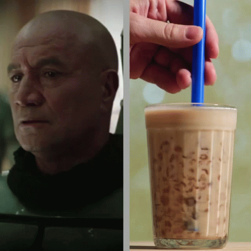 Ice Milk Boba Tea GIF