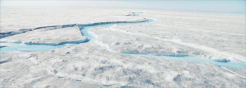 Ice River In Greenland GIF