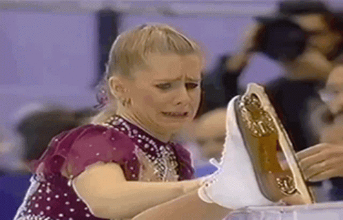 Tonya Harding Crying Ice Skating GIF