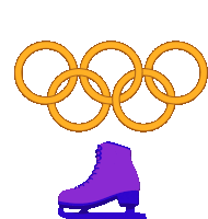 Ice Skating Figure Skating Sticker GIF