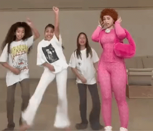 Ice Spice And North West GIF