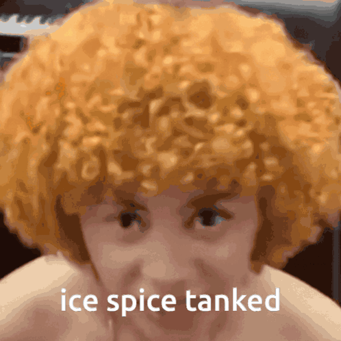Ice Spice Tanked Person Face GIF