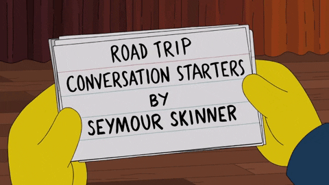 Icebreaker Questions The Simpsons GIF