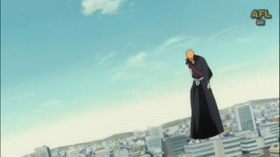 Ichigo Kurosaki Bankai Sword Unleash GIF