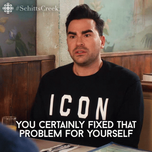 Icon David Rose Fix Your Problem GIF