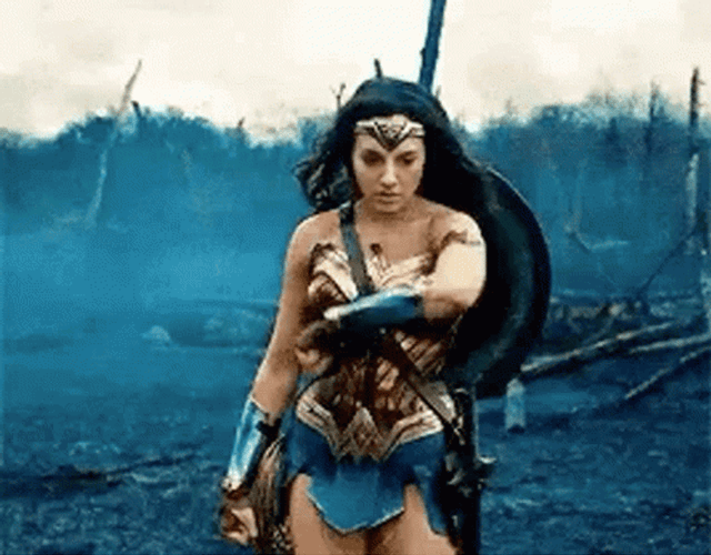 Iconic Female Superhero Wonder Woman GIF