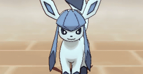 Iconic Glaceon Pose GIF