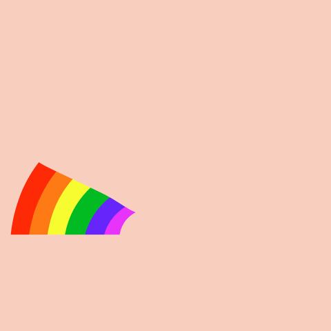 Iconic Rainbow Happy Pride Month GIF