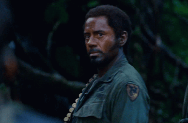 Iconic Tropic Thunder Robert My Unit GIF